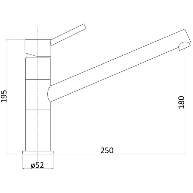 Otus Swivel Sink Mixer Chrome