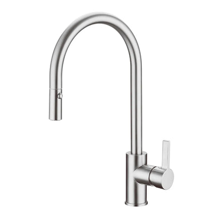 Otus Pull Out Gooseneck Sink Mixer Chrome