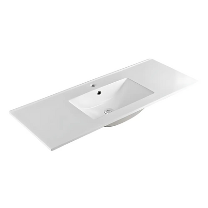 Ceto Brindabella Fluted Wall Hung Vanity Matte White 1200 ,