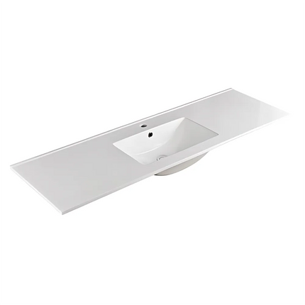 Ceto Brighton Fluted Freestanding Floor Vanity Matte White 1500 ,