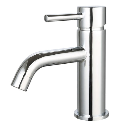 Otus Basin Mixer Curved Spout Chrome