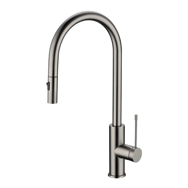 Aziz-II Pull Out Sink Mixer Gun Metal Grey