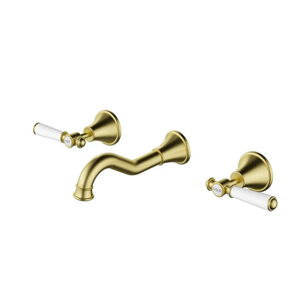 Ikon Clasico Bath Set Brushed Gold