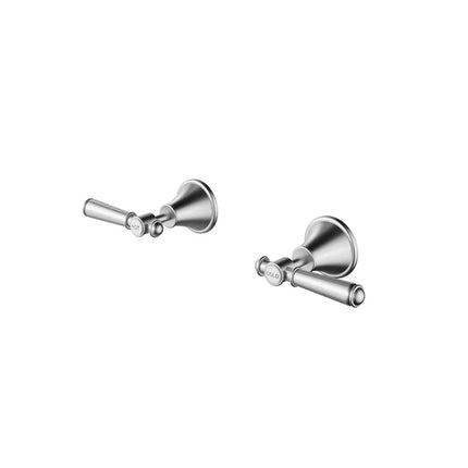 Ikon Clasico Wall Top Assemblies Brushed Nickel