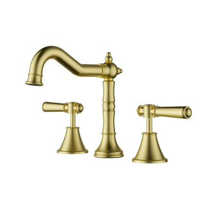 Ikon Clasico Basin Set Brushed Gold