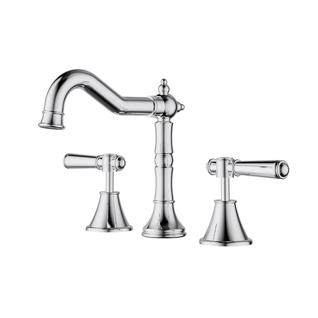 Ikon Clasico Basin Set Chrome