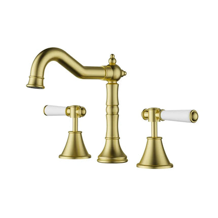 Ikon Clasico Basin Set Brushed Gold