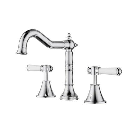 Ikon Clasico Basin Set Chrome