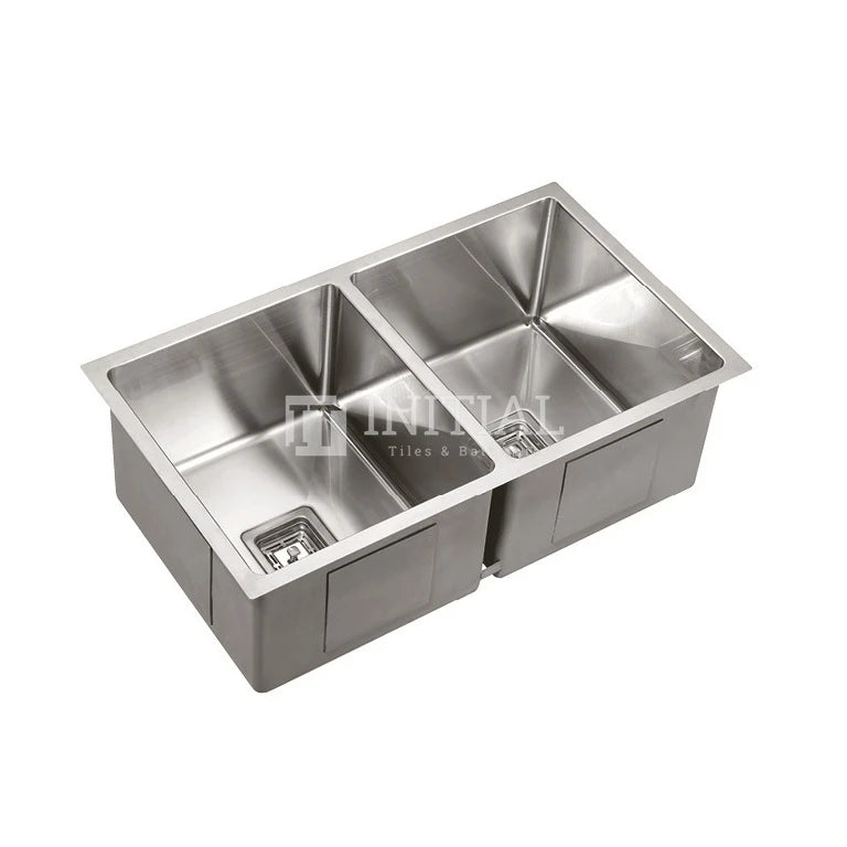 Stainless Steel Kitchen Sink, Double Bowl, Square, 775X450X235 ,
