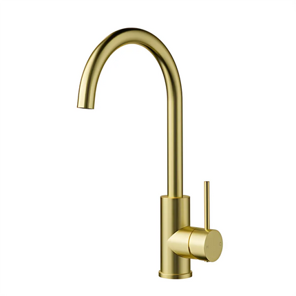 Otus Slimline Sink Mixer Brushed Gold