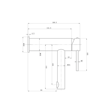 Otus Slimline SS Basin Mixer Chrome, 2 Sizes