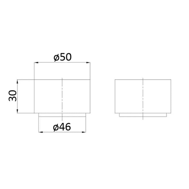 Tana Wall Top Assemblies Brushed Nickel