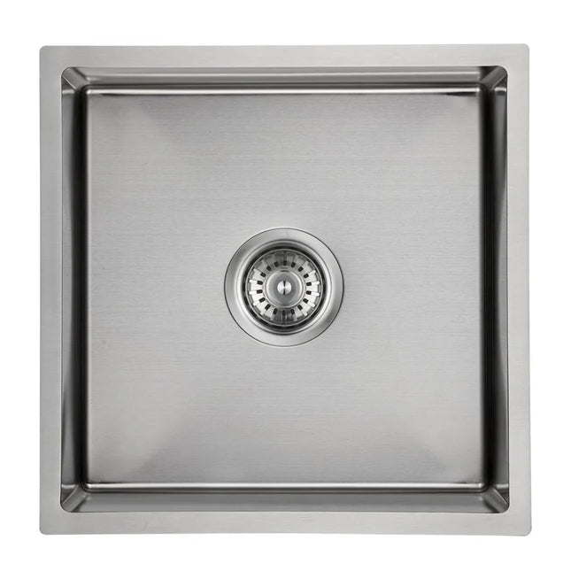 Cora Undermout Sink Single Bowl 440 X 440 X 198mm 90 Degrees