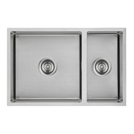 Cora Stainless Steel Top/Undermount 1 & 1/2 Bowls 670 X 440 X 200mm 93 Degrees