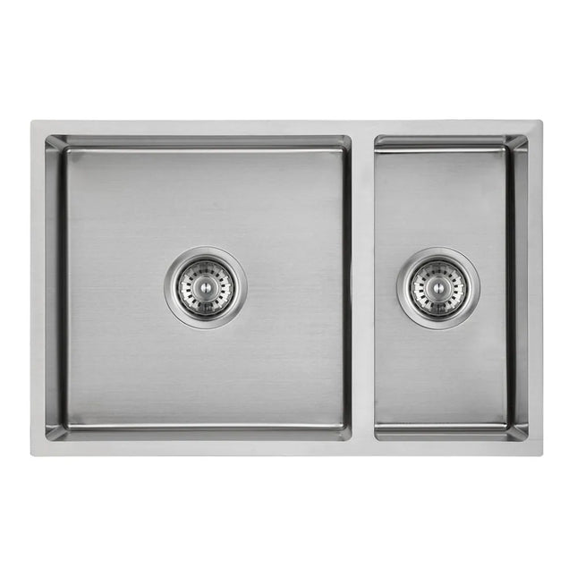 Cora Stainless Steel Top/Undermount 1 & 1/2 Bowls 670 X 440 X 200mm 90 Degrees