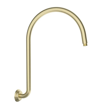 Ikon Clasico High-Rise Shower Arm Brushed Gold