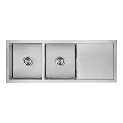 Eden Stainless Steel Sink Double Bowls & Single Drainer Sink 1160 X 450 X 208mm