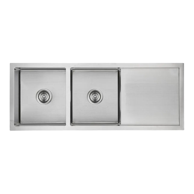 Eden Stainless Steel Sink Double Bowls & Single Drainer Sink 1160 X 450 X 208mm