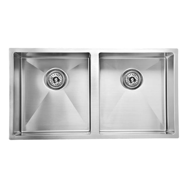 Eden Stainless Steel Top/Undermount Sink Double Bowls 880 X 440 X 198mm