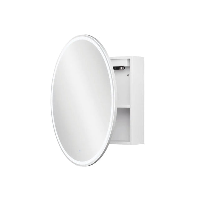 Fienza Round LED Mirror Cabinet