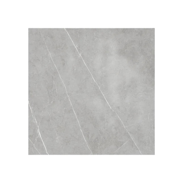 Marble Look Tile Pedro Light Grey Matt 600X600 ,