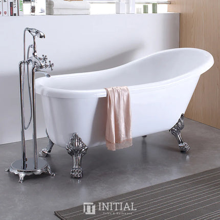 Bathroom Gloss White Espada Floor Freestanding Bathtub with No Overflow 1500X770X780