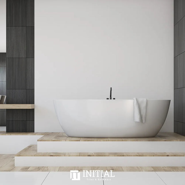 Bathroom Gloss or Matt White Livia Floor Freestanding Bathtub with Overflow 1530X770X555