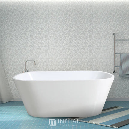 Bathroom Gloss White Oscar Floor Freestanding Bathtub with No Overflow 1390X705X580