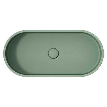 Fienza Jada Pill Concrete Above Counter Basin Sage