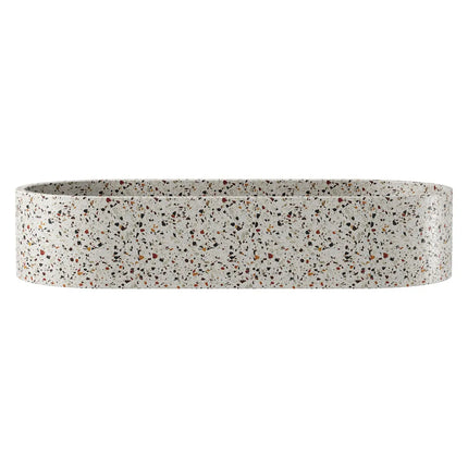 Fienza Jada Pill Concrete Above Counter Basin Terrazzo