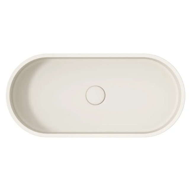 Fienza Jada Pill Concrete Above Counter Basin Warm White