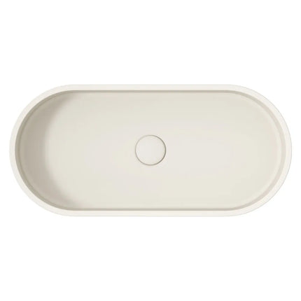 Fienza Jada Pill Concrete Above Counter Basin Warm White