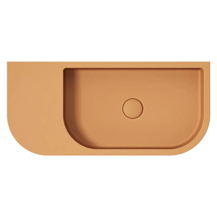 Fienza Blanca Concrete Wall Basin, Tuscan