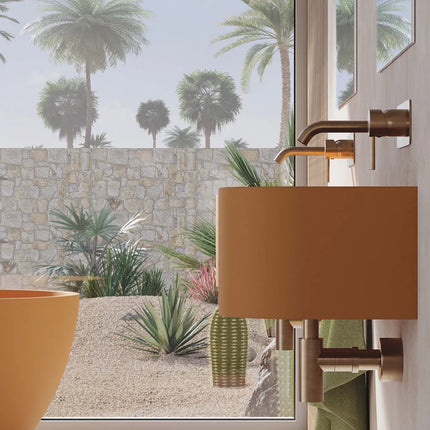 Fienza Blanca Concrete Wall Basin, Tuscan