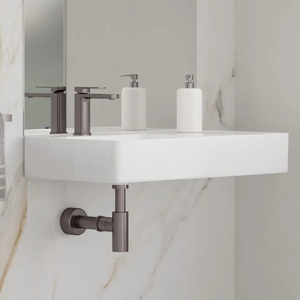 Fienza Petra 800 Wall Hung Basin Gloss White ,