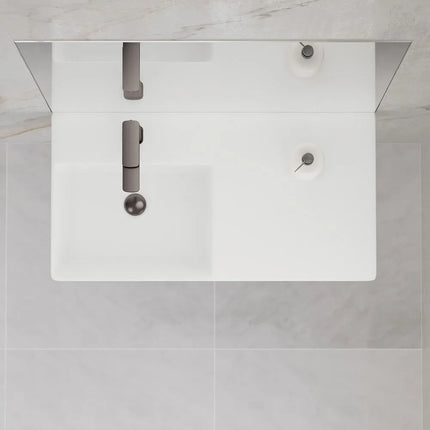 Fienza Petra 800 Wall Hung Basin Gloss White ,