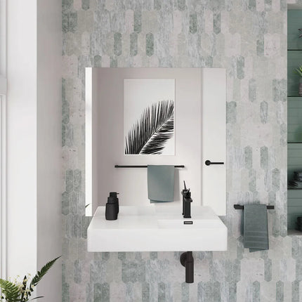 Fienza Petra 800 Wall Hung Basin Gloss White ,