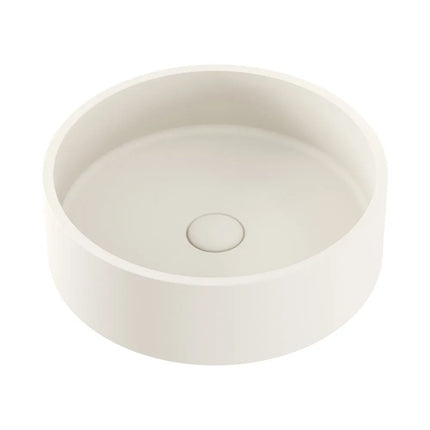 Fienza Jada Round Concrete Above Counter Basin Warm White