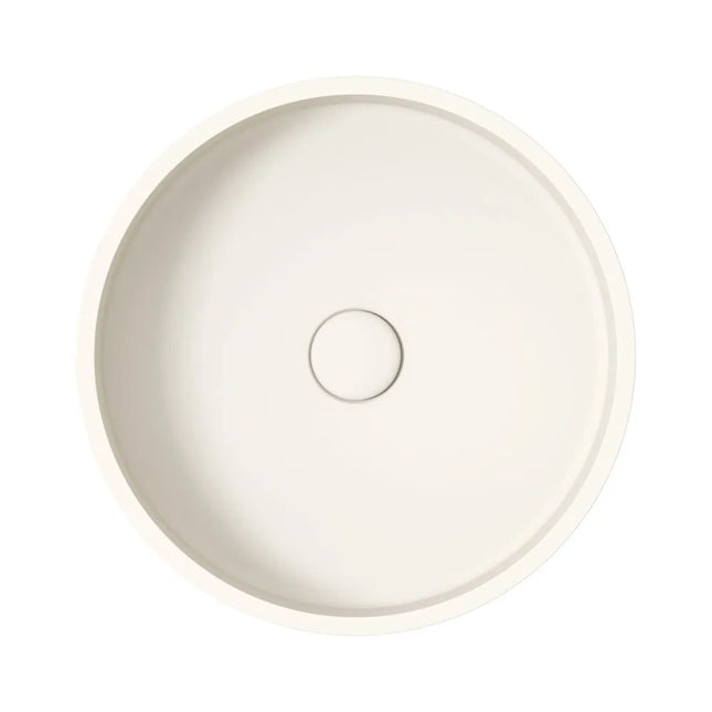 Fienza Jada Round Concrete Above Counter Basin Warm White