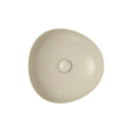 Fienza Pebble Above Counter Basin Matt Khaki, 3 Sizes