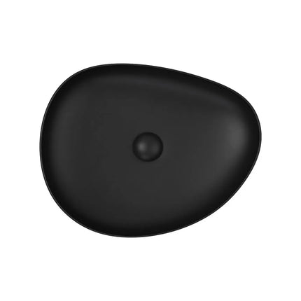 Fienza Pebble Above Counter Basin Matt Black, 3 Sizes