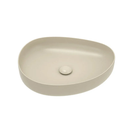 Fienza Pebble Above Counter Basin Matt Khaki, 3 Sizes