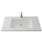 Rectangle Undermount Basin 530mm Gloss White Ceramic