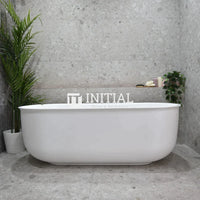 Mayfair Classic 1700 Matte White Freestanding Bathtub, Oval , Default Title
