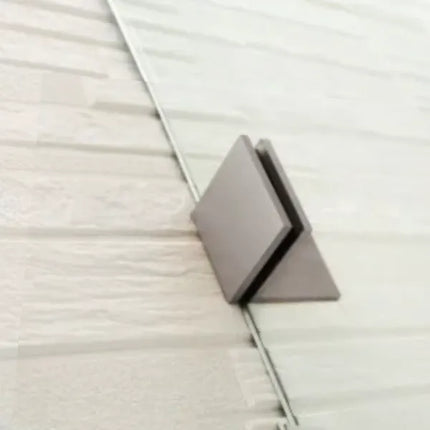 Single Frameless Fixed Panel Shower Screen 10mm Glass 400-1200X2000mm Brushed Nickel