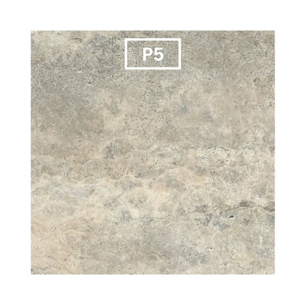 Silver Travertine Paver 600X600X20