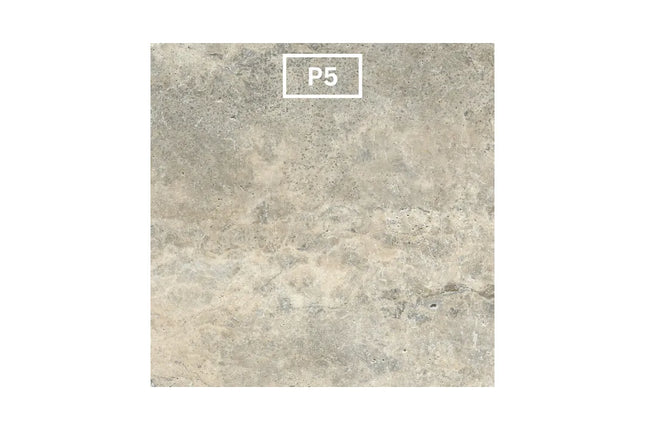 Silver Travertine Paver 600X600X20