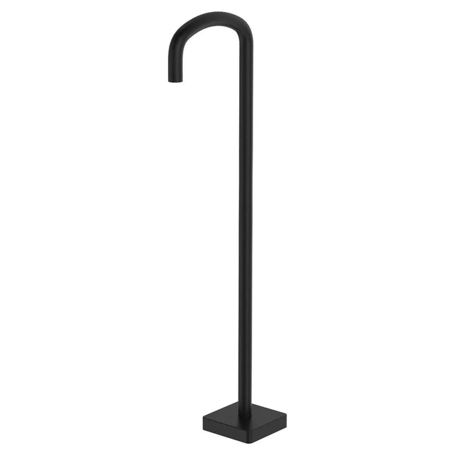 Fienza Tono Freestanding Floor Mounted Bath Outlet Matte Black ,