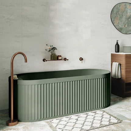 Fienza Minka Solid Surface Freestanding Bath, 1700mm, Forest