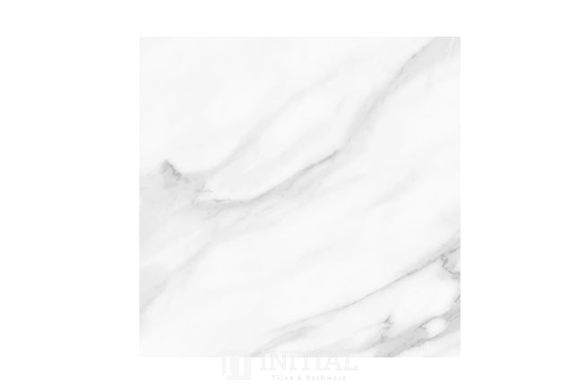 Marble Look Tile Arctic White Matt 600X600 ,